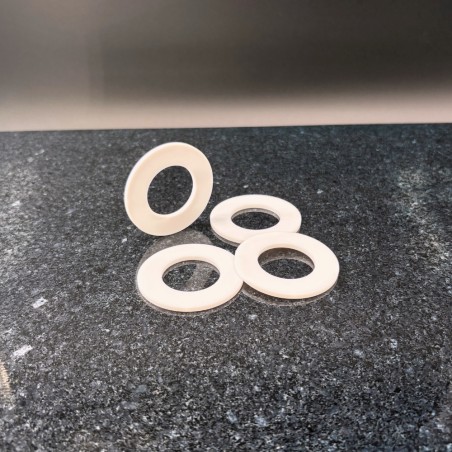 Rondelle plate Ø32.9/59x3 en PTFE vierge usiné